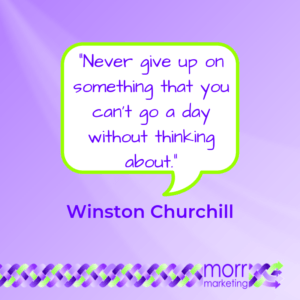 Never give up