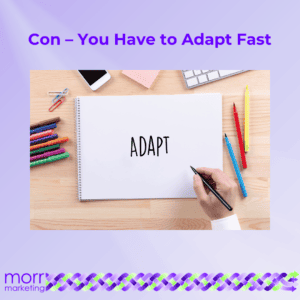 Con – You Have to Adapt Fast