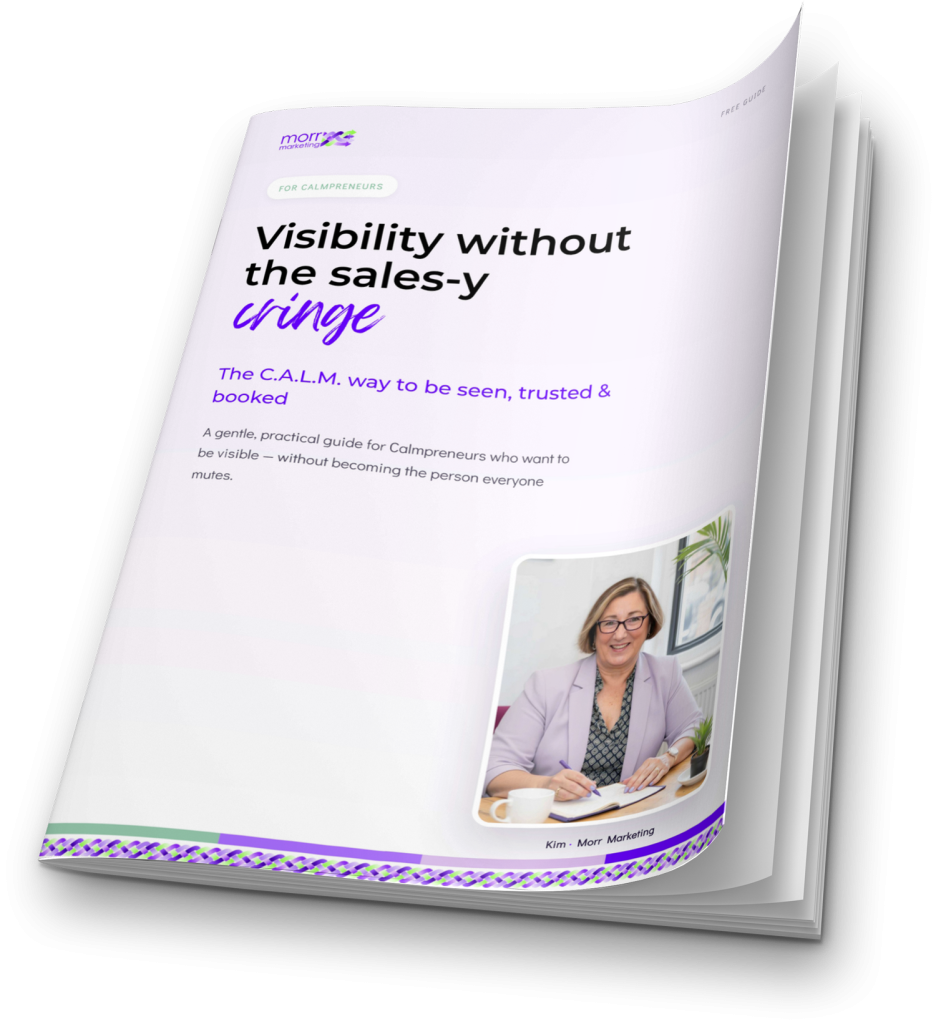 Visibility without the sales-y cringe cover